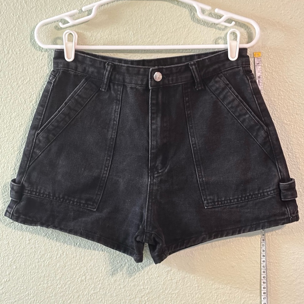 SHEIN Black Denim Shorts